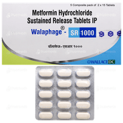Walaphage Sr 1000 Tablet 15
